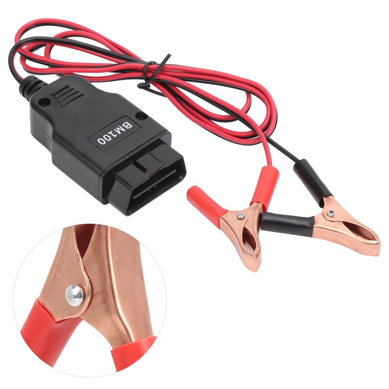 12V Car Battery Testing Tool OBD2 Memory Saver Cable Universal