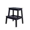 HOUCHICS Wooden Step Stool for Adults with 400lb, Wood Step