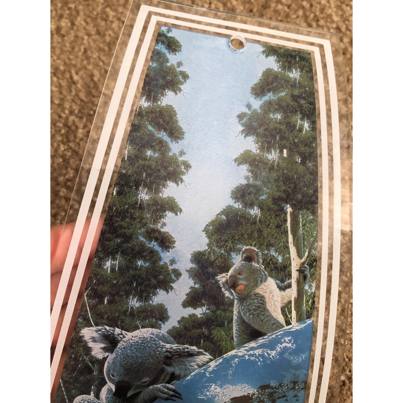 OK Lighting Koala Lamp Glass Light Panel Replacement Pane Vintage