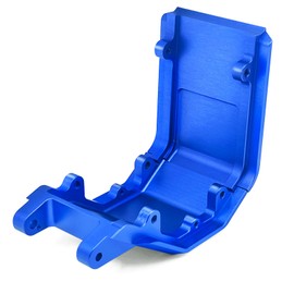 JGGZONE Aluminum 7075 Skid Plate Set Compatible with LOSI 1/4 Promoto-MX Motorcycle RC Chassis Armor Guard Plate Front Rear Chassis Armor Protection Plate Skid Plate Upgrade Parts (Blue)