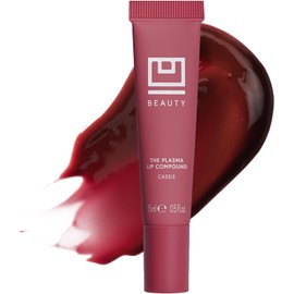 U Beauty The PLASMA Tinted Lip Compound Anti-Wrinkle & Anti-Aging Treatment - Shimmery Plumping Lip Gloss with Hyaluronic Acid, Shea Butter, Salicylic Acid & Peptides to Deeply Hydrate,Cassis - 15 mL
