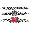 EROSPA® Tattoo Sheet Sticker Temporary Flower Roses Triabal