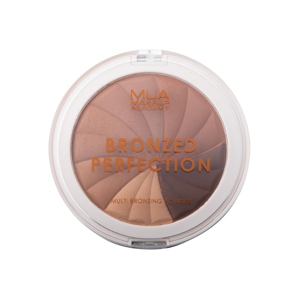MUA Makeup Academy Bronzed Perfection Powder, Warm-Toned Bronzer for a