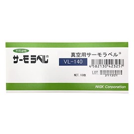 日油技研工業 真空用サーモラベル4点表示 不可逆性 140度 VL140