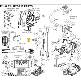 DEWEZE NEW DEWEZE 200 AMP SQUARE FUSE FOR ELECTRIC OVER HYDRAULIC SYSTEM #132094