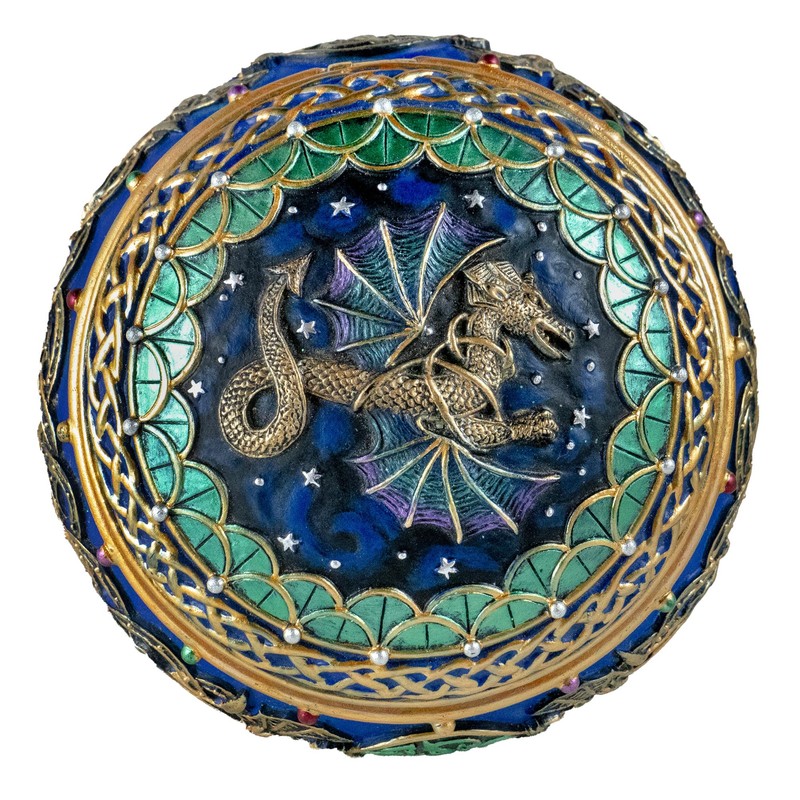 Dragon Hinged Musical Trinket Box by The San Francisco Music