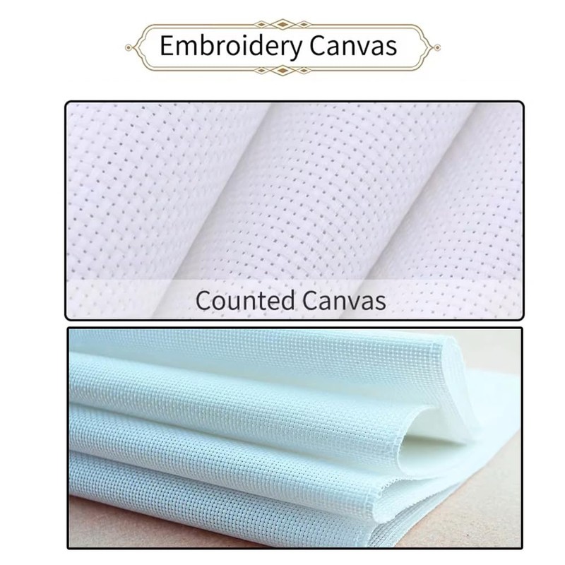 Threadhaven Cross-Stitch Kit 14CT Aida Counted Embroidery Complete Set with