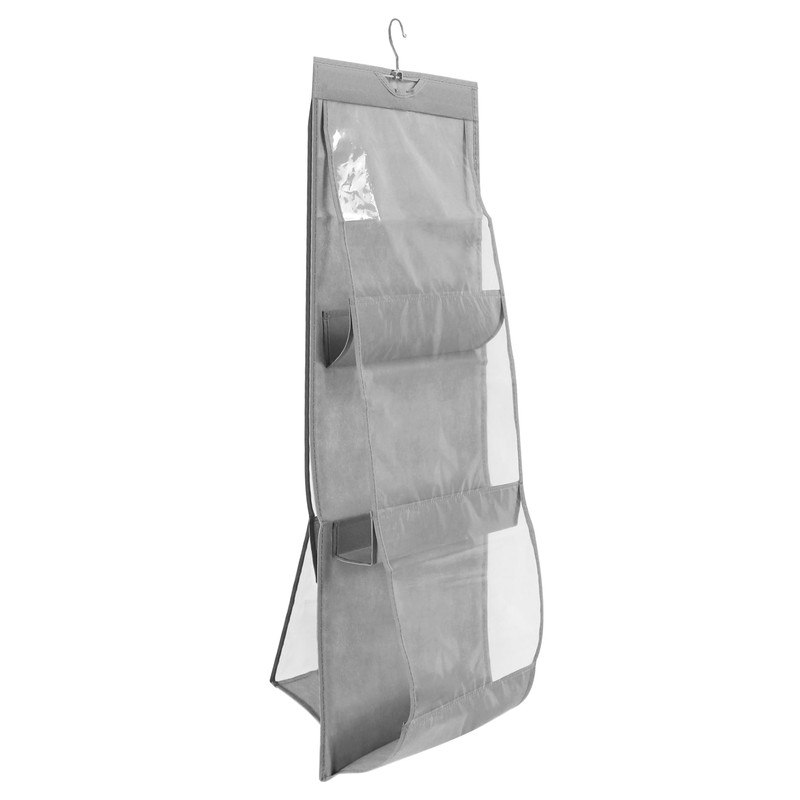 QWORK® 3 Piece Handbag Storage, Handbag Organiser Hanging with 6