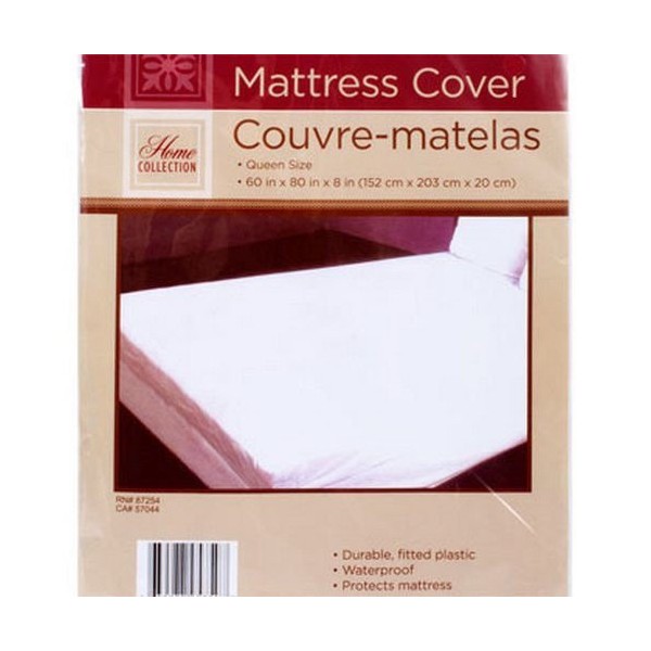QUEEN SIZE MATTRESS COVER Extra Soft Plastic Fitted Protector Waterproof