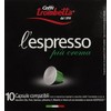 Trombetta l'espresso Piu Crema, 10 Count (Pack of 8)