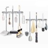 DGSL 4 PCS Broom Holder Wall Mount with 3 Racks