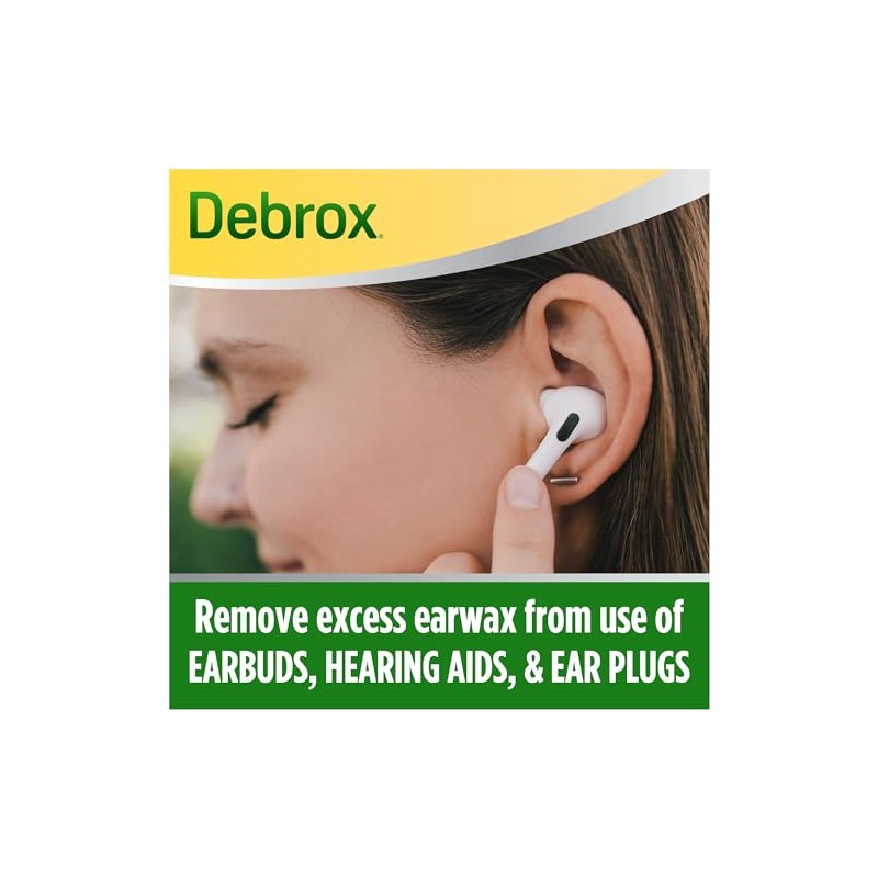 Debrox Drops Earwax Removal Aid drops,1/2 FL OZ
