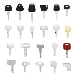 EMSea 22PCS Ignition Starter Key Set for H800 5P8500 14607 D250 S450 787 H806 F900 777 92274 T250 1051 HD620 HD62 K250 34B KX KX-2 53630 459A 52160 301