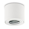 KYOTECH LED Surface-Mounted Spotlight, IP44, Black, Surface-Mounted Ceiling Light, Diameter