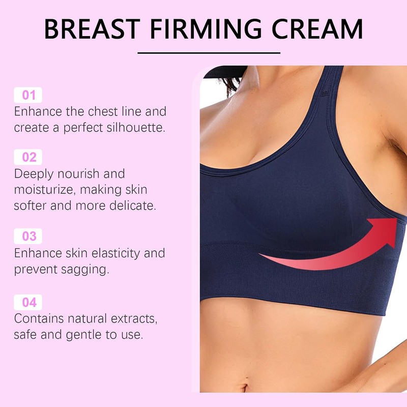 Bluemega Crema Reafirmante de Senos- Mejora Suavidad Y Elasticidad