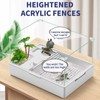 MoonOrange Turtle Aquarium Kit(Tank+Light+Water Pump), Acrylic Turtle Tank Starter Kit
