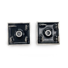 Zoucsj 2 diodos rectificadores de puente de 4 pines, KBPC3510, 35 A 1000 V, monofásico, onda completa, silicona