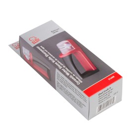 Chef Craft 1-Stone Knife Sharpener, Red
