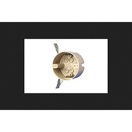 Allied Moulded FiberglasBox 2-1/2 in. Round Fiberglass 1 gang Electrical Box Beige/Tan