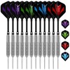 sanfeng 12 Pack Steel Tip Darts Set – 24G Silver