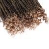 Goddess Fauxlocs Braiding [Natural Black & Coffee Brown] 16" Inch