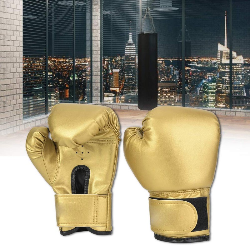 Boxing Gloves PU Leather Boxing Gloves Kickboxing Martial Arts Karate