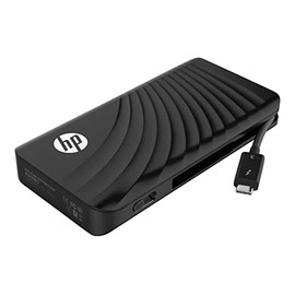 HP Portable P800 256GB Externe SSD Thunderbolt 3 Schwarz 3SS19AA#ABB
