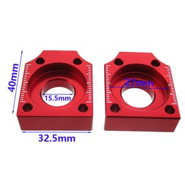 DJ-Motor 15mm Chain Wheel Axle Tensioner Adjuster Blocks For 125cc 140cc 150cc 160cc 190cc Pit Dirt Bike