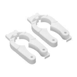 sourcing map 2pcs Bottle Can Opener for Weak Hands, Plastic Water Bottle Opener, Twist-Off Jar Lid Opener for Seniors Women White