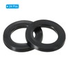PATIKIL M15 Rubber Flat Washer, 24 Pack 15mm ID 23mm