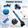 LXYYDS Car Ice Scraper with Broom, Snow Brush with Ice