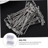 Beavorty 400pcs Wig T Pin Professional Wig Fixing Needles for
