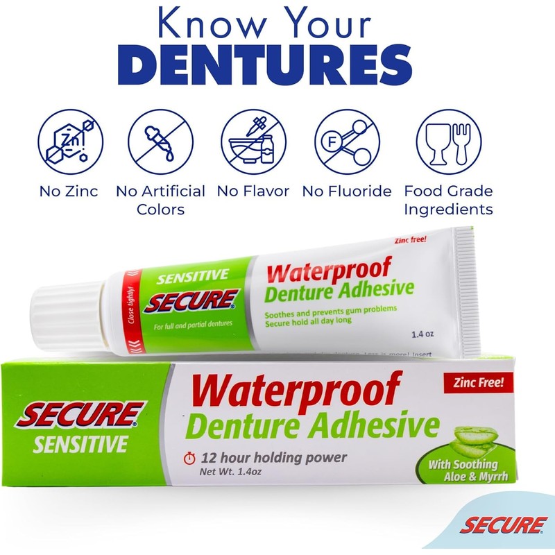 BIOFORCE USA SECURESENSTVDENTUREADHES1.4OZ 1.4 OZ