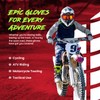 HWK Motorcycle Gloves for Men & Women, Durable & Comfortable