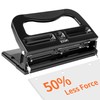 XOOL 3 Hole Punch, Heavy Duty Metal Hole Puncher for