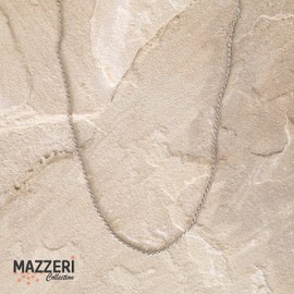 MAZZERI Solid Sterling Silver Italian 1.3mm & 1.6mm Diamond-Cut Braided Rope Chain Necklace for Men Women, 925 Sterling Silver Made in Italy (1.6mm, 24.0 Inches)