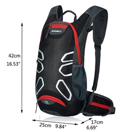Hebetag Cycling Backpack Mountain Bike Rucksack for Men Women Travel Outdoor Sports Motorcycle Bicycle Riding Daypack, #13blue, 25cm(W)x17cm(D)x42cm(H)(9.84"x6.69"x16.53");