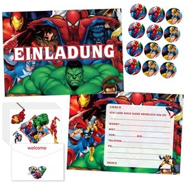 Dekewe Children's Birthday Invitation Cards