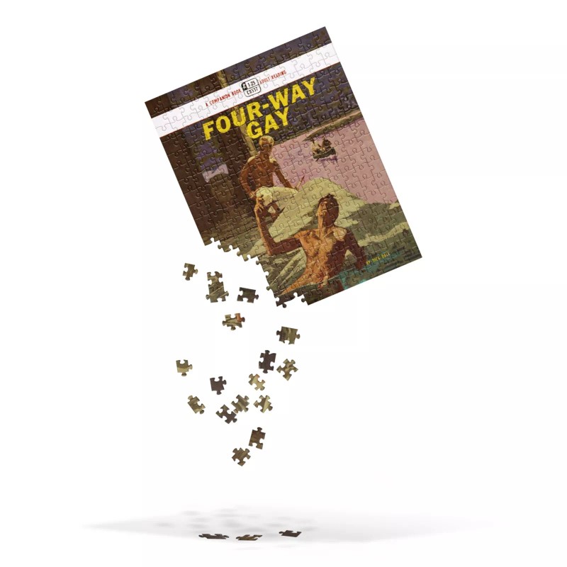 Hommi Publishing Four-Way Gay Vintage Gay Pulp 250 Piece 10x14"