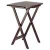 Winsome Dylan Snack Table Set with Stand, for Living Room,