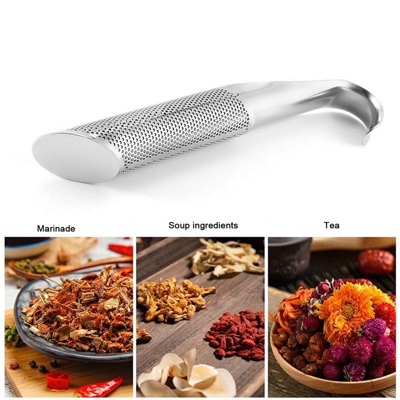 Set of 2 Stainless Steel Tea Strainers, Fine Mesh Tea