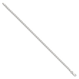 IceCarats 925 Sterling Silver 3.15mm Anchor Mariner Curb Link Chain Anklet Summer Beach Foot Ankle Bracelet 10 inch
