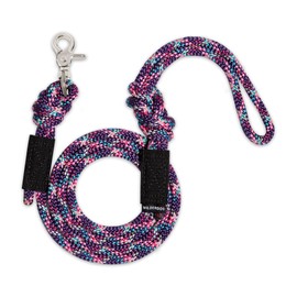 Wilderdog Climbing Rope Quick Clip Dog Leash - 5 ft - Razzleberry - 1Ct