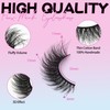Losha Lashes Fluffy Cat Eye Lashes 14 Pairs 3D False