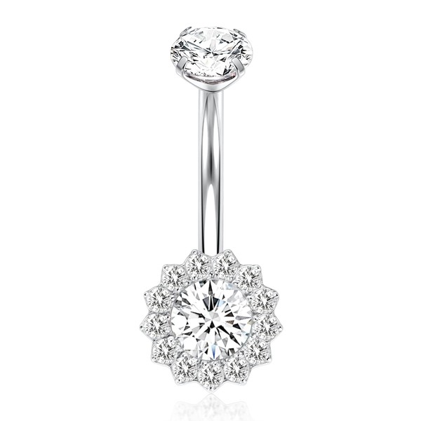 AROWRO G23 Titanium Belly Rings Belly Rings 14G Belly Button