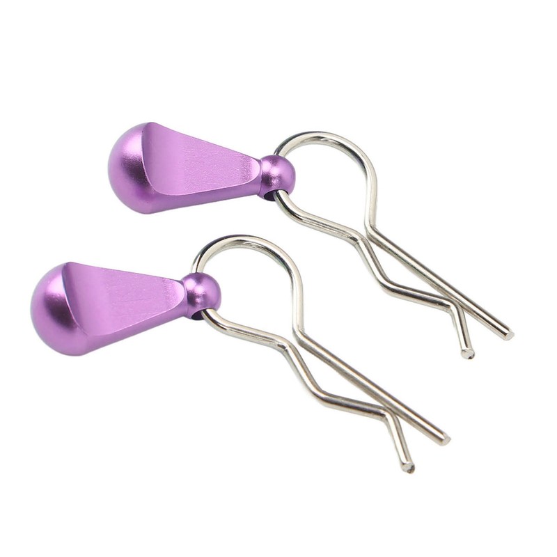 4Pcs Metal RC Car Body Clips with Pull Tabs for
