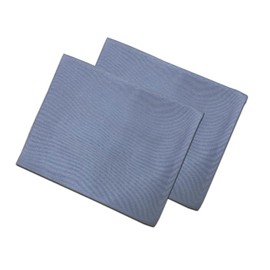 FAYOSA Pillow Cover, Soft, Envelope Type, Water Washable, Pillow Cover, Breathable, Hotel Quality, Washable, Set of 2, Approx. 16.9 x 24.8 inches (43 x 63 cm) (Dark Blue)