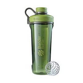 Blender Bottle Radian Tritan | Protein Shaker Cup| Diet Shaker| Water Bottle | with Blender Ball | 940ml- Moss Green