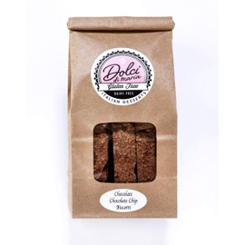 Dolci di Maria Gluten Free Chocolate Chocolate Chip Biscotti | 6-7 cookies in a 6.0 ounce pack