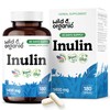 Wild & Organic Inulin Capsules - 180 Count- Digestive Support